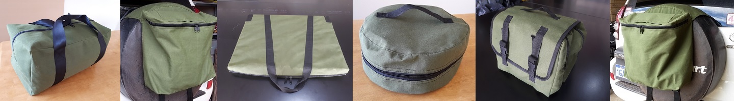 Canvas bags for camping gear hot sale